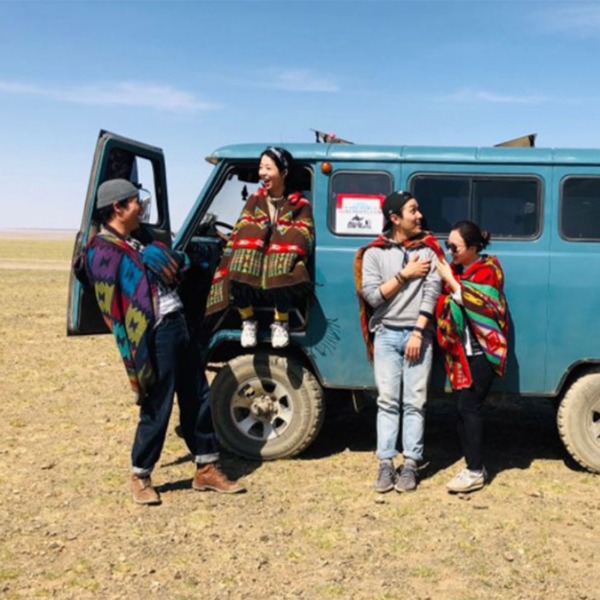 보헤미안 후드 숄 망토 담요 몽골 여행 캠핑